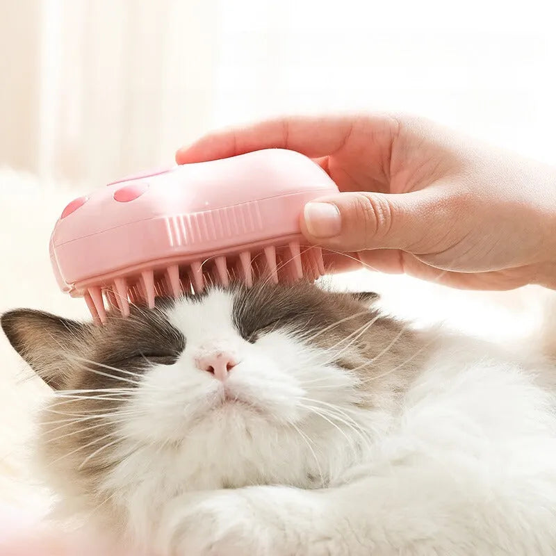 3-in-1 Cat Steam Brush Comb