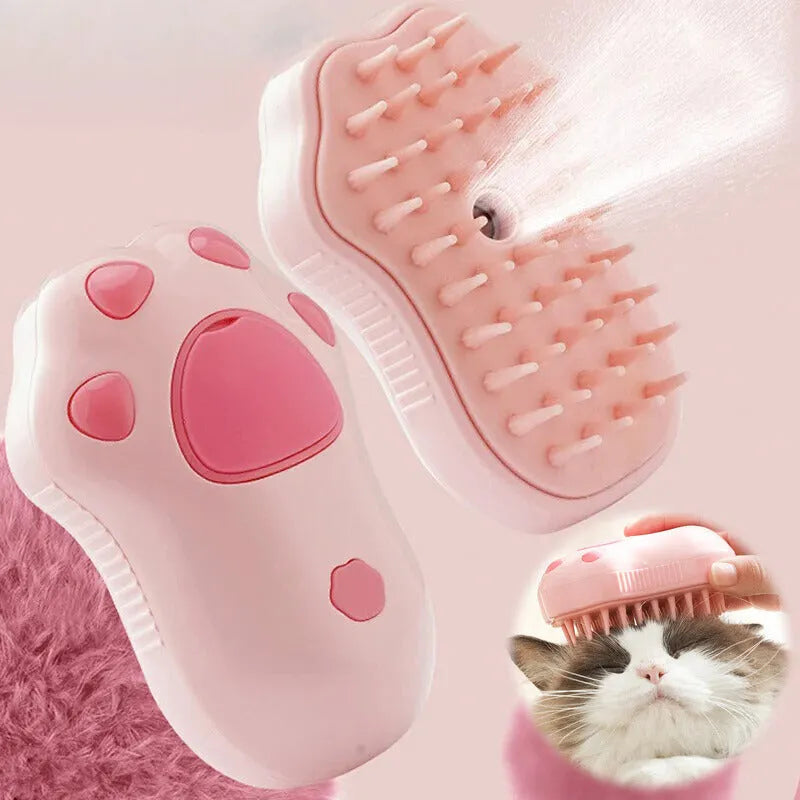 3-in-1 Cat Steam Brush Comb